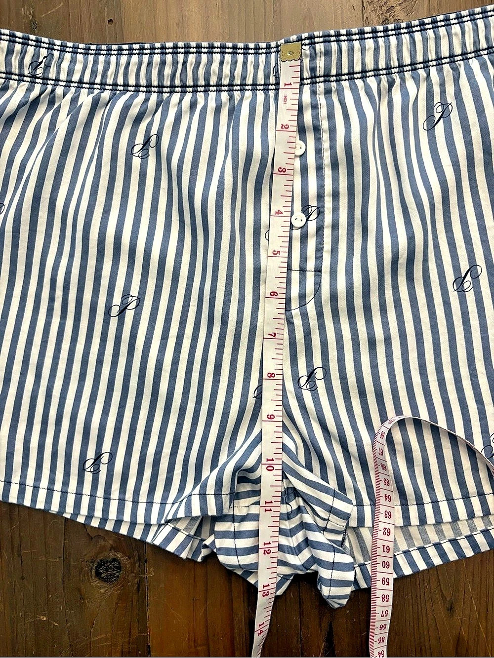 Victoria's Secret PINK Tencel Striped Pajama Shorts M - Picture 4 of 5